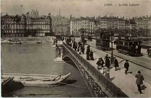 Lyon - Le Pont Lafayette - Tramway -86844