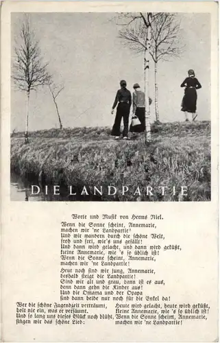 Liederkarte - Die Landpartie -214796