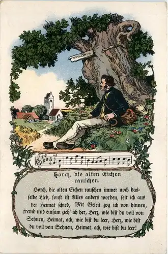 Liederkarte - Horch die alten Eichen -214816