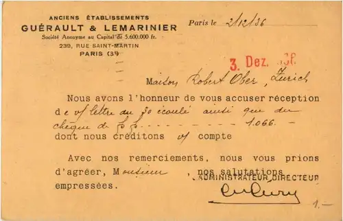 Paris - Guerault & Lemarinier -86792