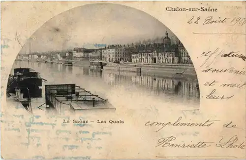 Chalon sur Saone - Les Quais -87014