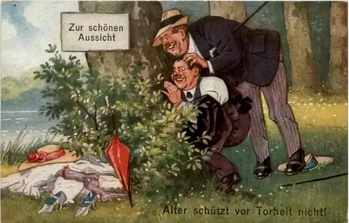 Humor - Alter schützt vor Torheit nicht -211602