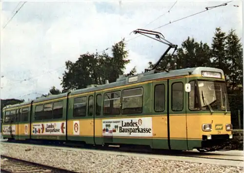 Ettlingen - Bahnhofsfest 1986 - Strassenbahn -212450