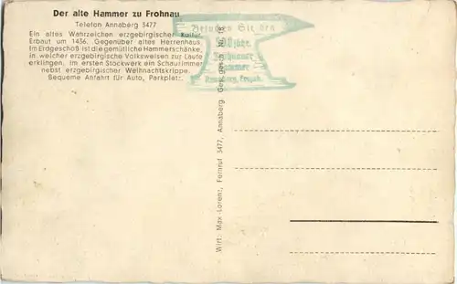 Der alte Hammer zu Frohnau bei Annaberg -85718