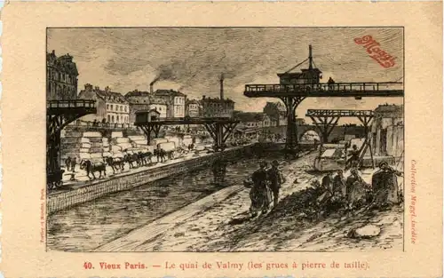 Paris - Le quai de Valmy -86778