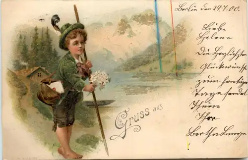 Kind mit Tracht -211792