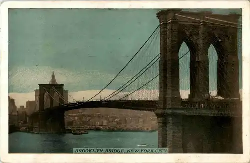 New York - Brooklyn Bridge -13540