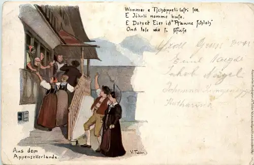Appenzellerland - Künstlerkarte Tobler -215904