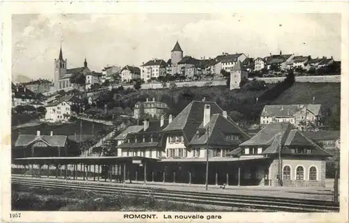 Romont- Le nouvelle gare -177482