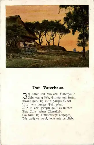 Künstlerkarte mit Gedicht -214606