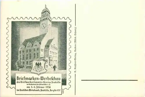 Briefmarken Werbeschau 1938 - Neukölln -212330