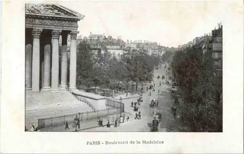 Paris - Boulevard de la Madeleine -86812