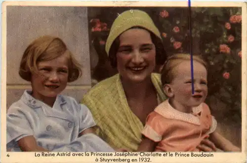 Le Reine Astrid avec la Princesse Josephine Charlotte 1932 -215516