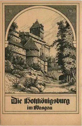 Die Hohkönigsbug im Wasgau -215086