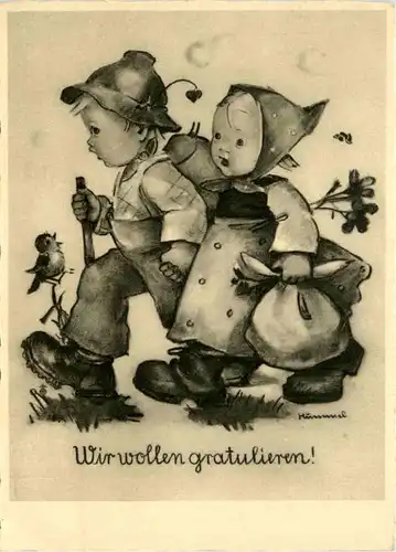 Künstlerkarte Hummel -215134