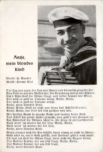 Liederkarte - Antje -214848