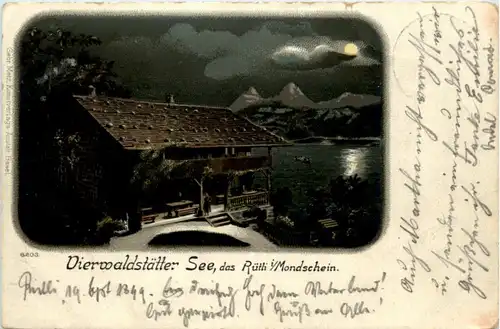 Vierwaldstättersee Rütli - Litho -216270