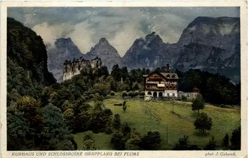 Schlossruine Gräpplang bei Flums -215942