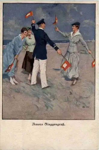 Amors Flaggengruss -211876