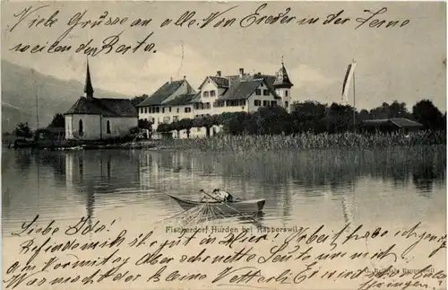 Fischerdorf Hürden bei Rapperswil -216734