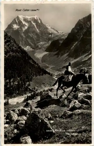 Arolla mit Pferd -182554