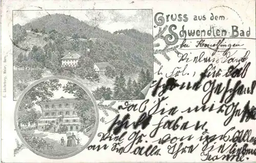 Gruss aus dem Schwendlen Bad - Niederhünigen -185979