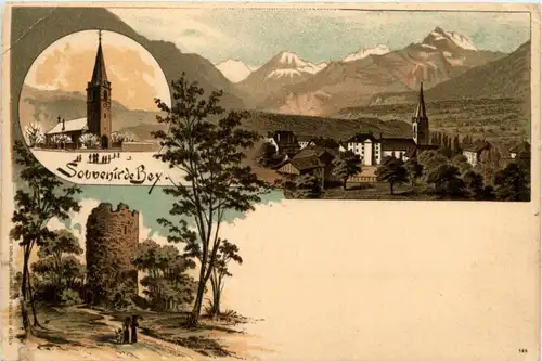 Souvenir de Bex - Litho -216280