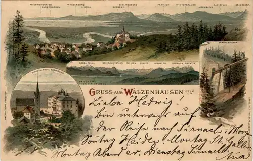Gruss aus Walzenhausen - Litho -216062