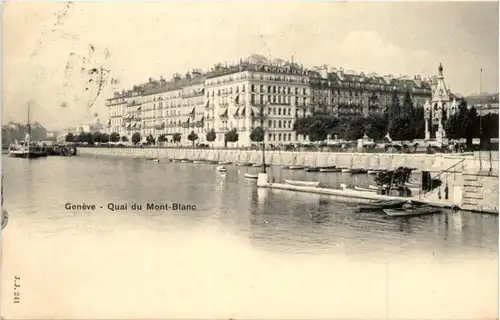 Geneve - Quai du Mont blanc -216104