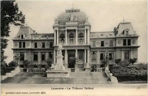 Lausanne - Le Tribunal federal -216124