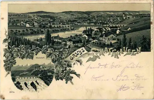 Gruss aus Schaffhausen - Litho -186275