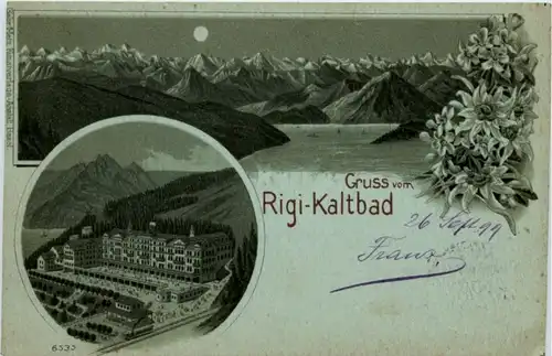 Gruss vom Rigi Kaltbad - Litho -216766