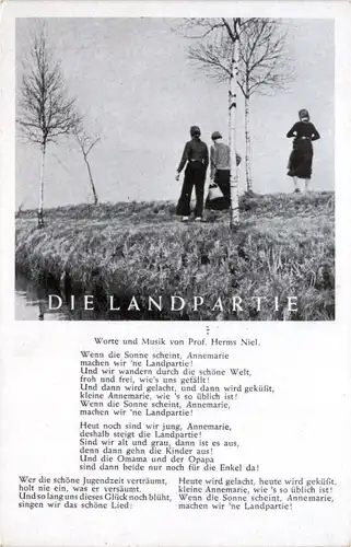 Liederkarte - Die Landpartie -214840