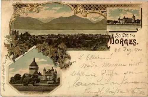 Souvenir de Morges - Litho -186533