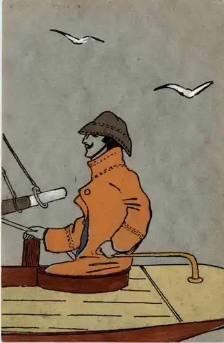 Segeln - Künstlerkarte -212810