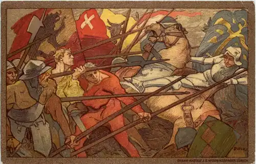 Bundesfeier Postkarte 1911 -217116