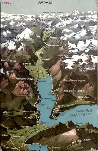 Gotthard Altdorf Panorama -217158