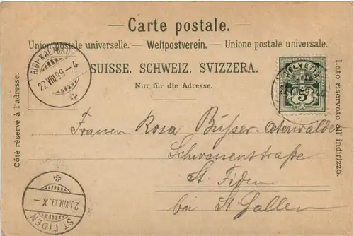 Gruss vom Rigi - Litho -216768