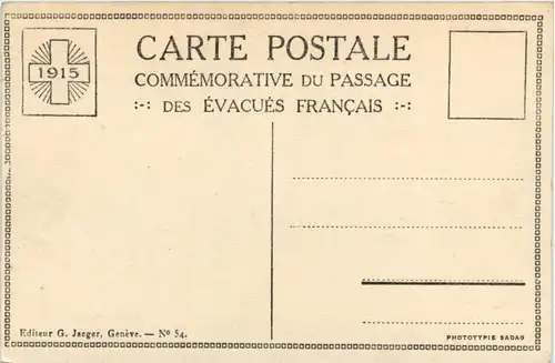 Geneve - Commemortive du Passage 1915 -216880