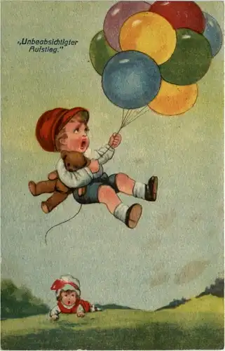 Kind mit Luftballon -213296