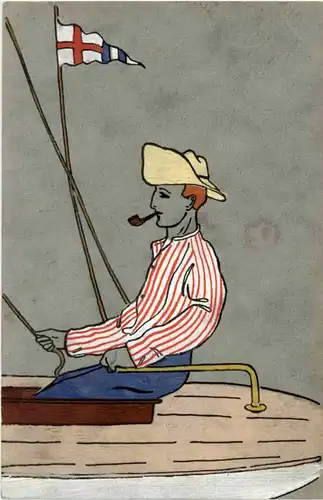 Segeln - Künstlerkarte -212808