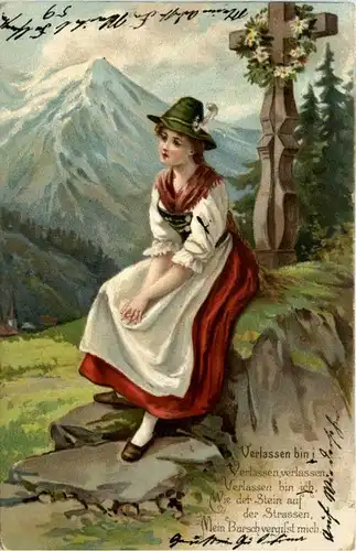 Frau in Tracht -213930