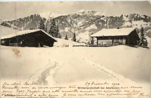 Winterlandschaft bei Adelboden -216698