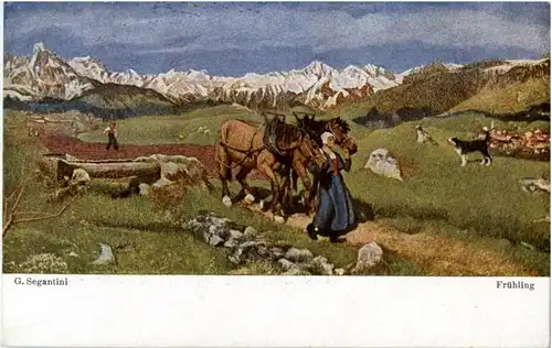 G. Segantini - Frühling -83520