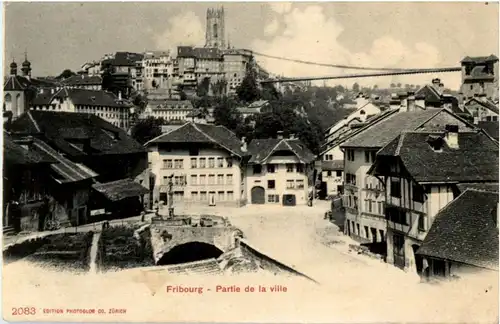 Fribourg - Partie de la ville -177732