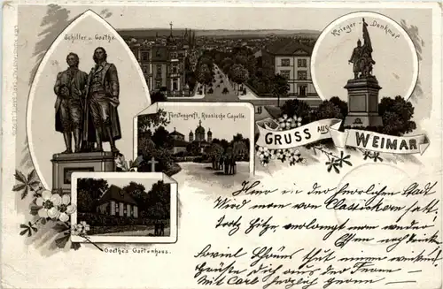 Gruss aus Weimar - Litho -214138