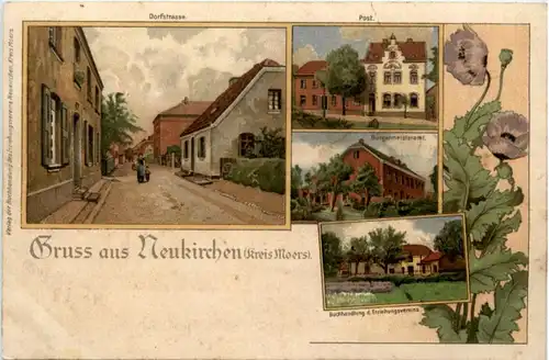 Gruss aus Neukirchen - Litho -214240