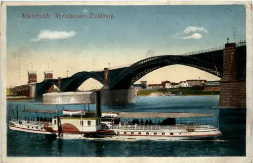 Duisburg - Rheinbrücke -214204