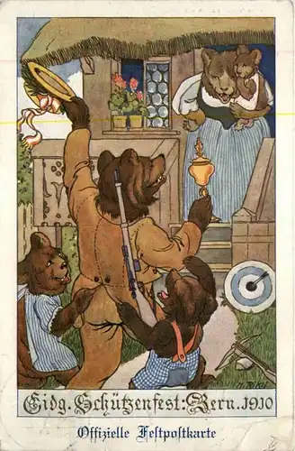 Bern - Eidg. Schützenfest 1910 - Bear -217380