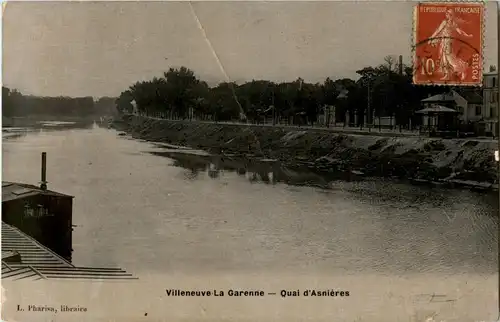 Villeneuve La Garenne - Quai d Asnieres -16058